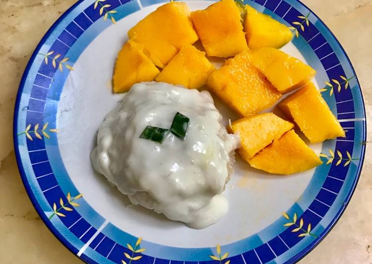 Resep Mango Sticky Rice super simple yang Bikin Ngiler