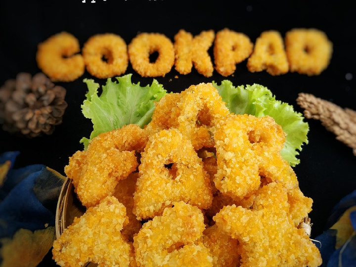 Cara Gampang Membuat Nugget Ayam sayuran (bentuk alfabeth) Anti Gagal