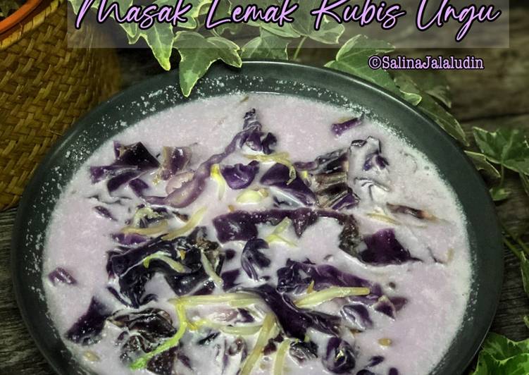 Resepi Gulai Lemak Kubis Ungu yang Mudah