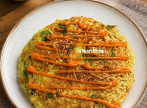 Foto resep Mie Telur Dadar Sayuran