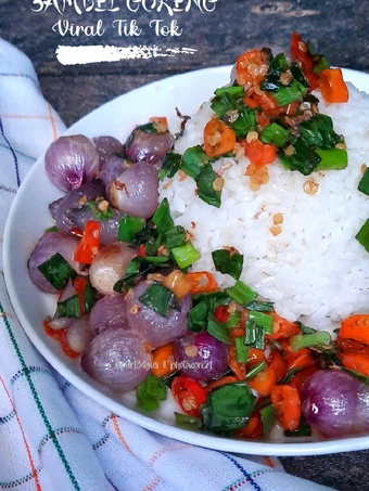 Cara Gampang Membikin Resep Sambel Bawang Goreng Viral yang Uenak Anti Ribet, Lezat Sekali