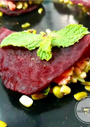 A picture of Healthy Beetroot bites.