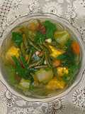 Sayur Asem Daun Lembayung, Jagung, dan Pedoyo