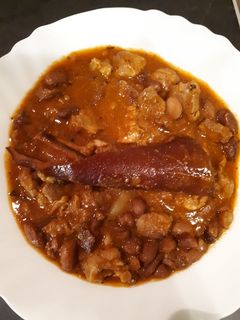 Babos csülökpörkölt recept fotója