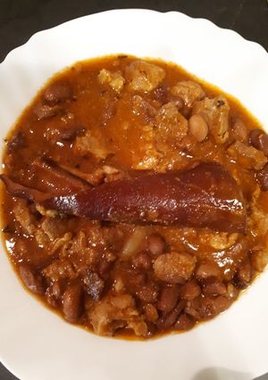 Babos csülökpörkölt recept fotója