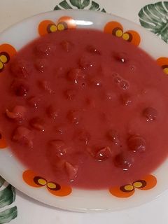 Meggyleves recept fotója