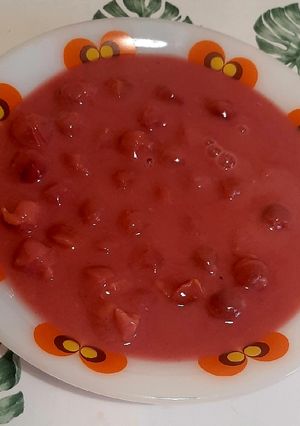 Meggyleves recept fotója