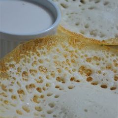 A picture of Vella Appam.