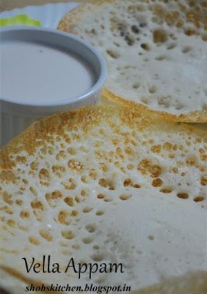 A picture of Vella Appam.