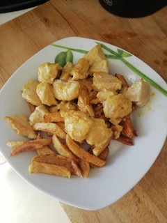 Una foto de Pollo a la mostaza