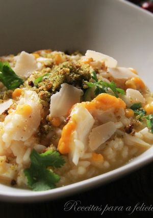 Foto de Risotto de Bacalhau com Abóbora e Crumble de Broa
