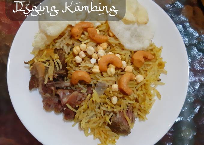 Nasi Briyani Daging Kambing