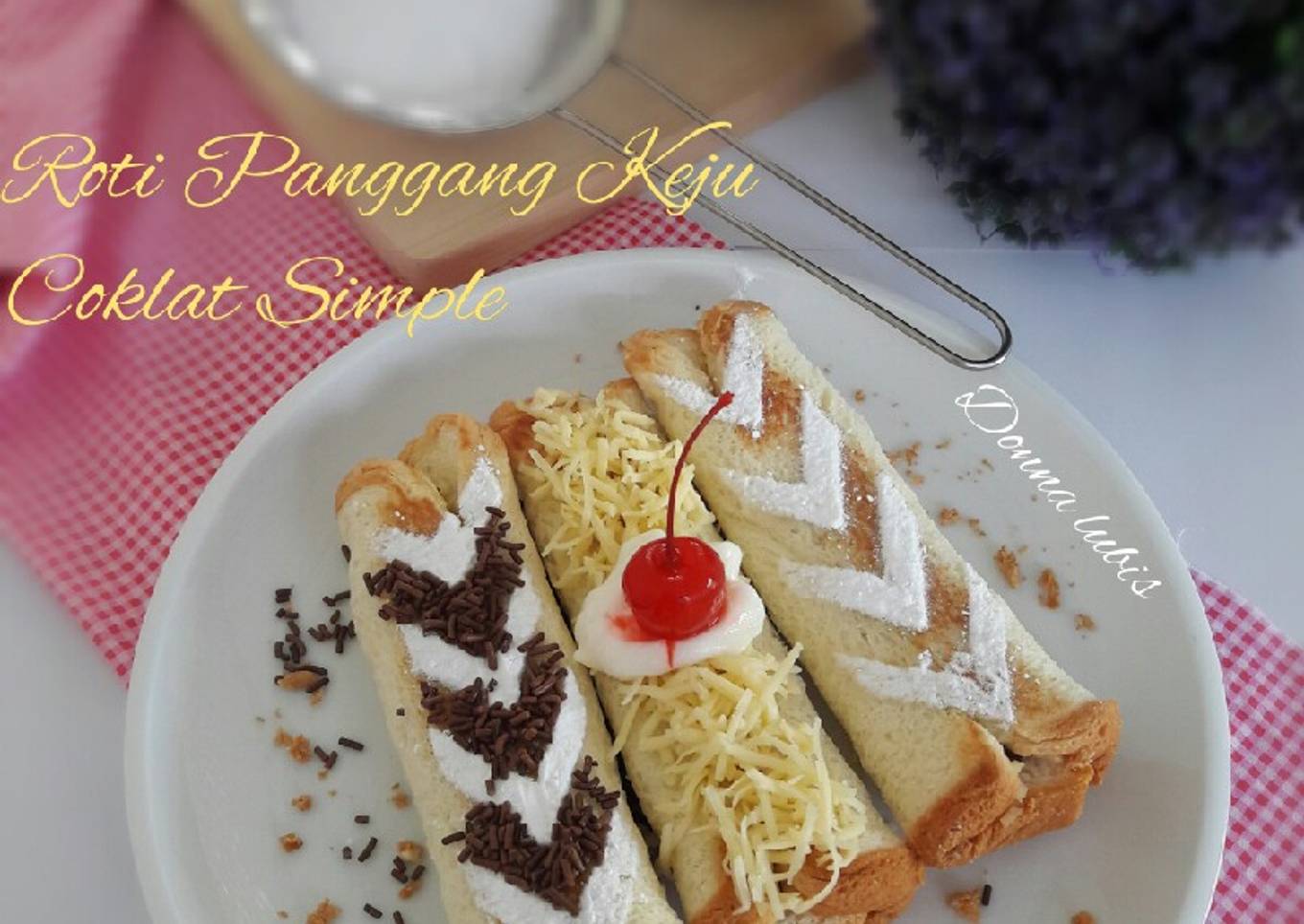 Roti Panggang Keju Coklat Simple