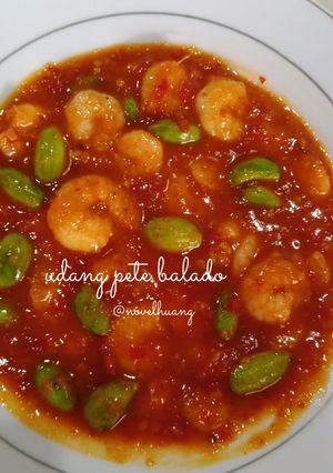 Foto resep Udang pete balado