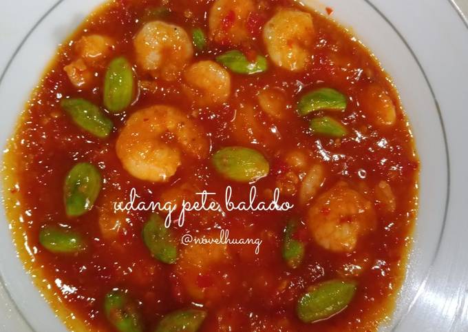 Udang pete balado