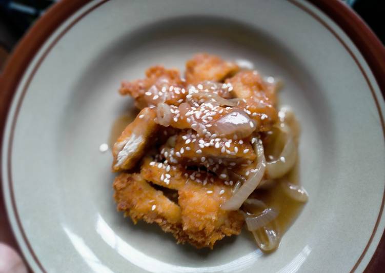 Resep Chicken katsu teriyaki, Lezat