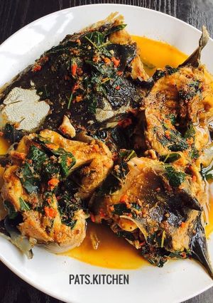 A picture of CatFish Pepper Soup.