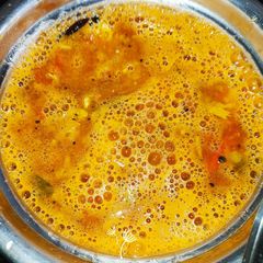 Paruppu Dal Rasam A picture of Paruppu Dal Rasam.