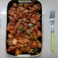 A picture of Sweet chilli pork.