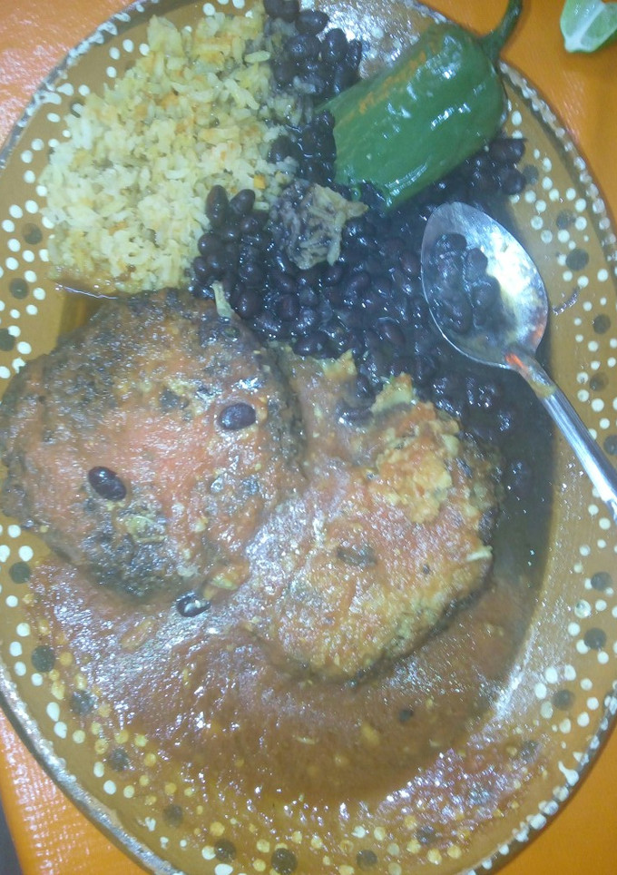Una foto de Tortitas de col con Camarón a la Mario, s
