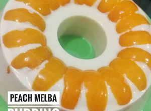 Foto resep Peach Melba Pudding