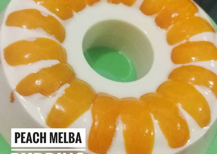 Bahan Peach Melba Pudding | Cara Membuat Peach Melba Pudding Yang Bikin Ngiler