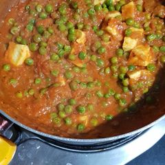 Matar Paneer A picture of Matar Paneer.