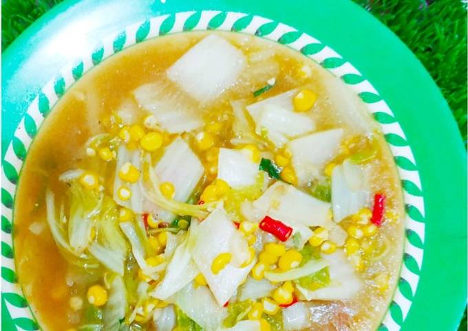 Resep Cah Sawi Putih Jagung Oleh Cici Prisly Cookpad