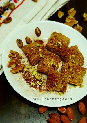 বাদামি কালাকান্দ (Badami kalakand recipe in Bengali) রেসিপির প্রধান ছবি