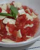 Causeo de tomate con queso