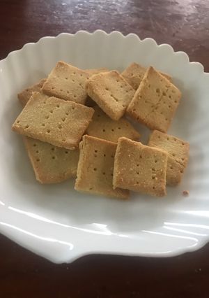 รูปของ Keto healthy easy crackers by air fryer 4 ingredient