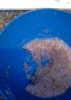 Una foto de Helado light de banana y manzana