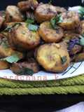 Kache kele ki spicy bhujiya