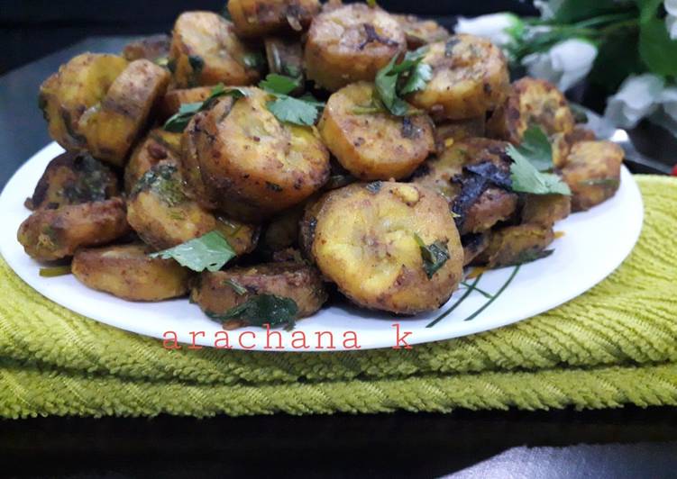 Recipe of Speedy Kache kele ki spicy bhujiya