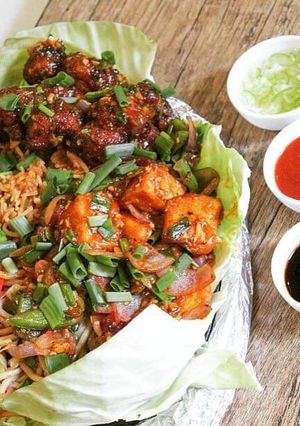 A picture of Fried vegetable bowl.
