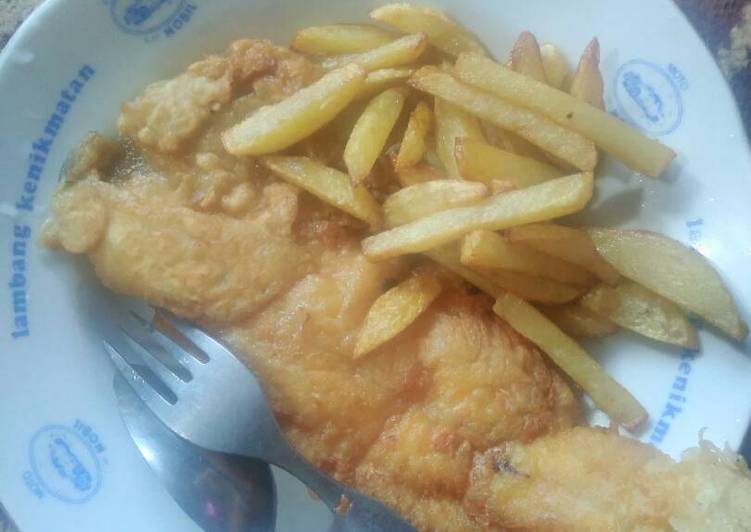 Resep Fish and chips lokal yang praktis