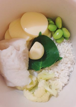 Foto resep MPASI Bayi 7 Bulan“Bubur Hijau Ikan Dori”