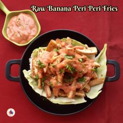 Raw Banana Peri Peri Fries A picture of Raw Banana Peri Peri Fries.