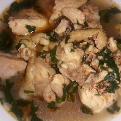 A picture of Chicken peppersoup.