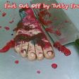 Feet Cut Off