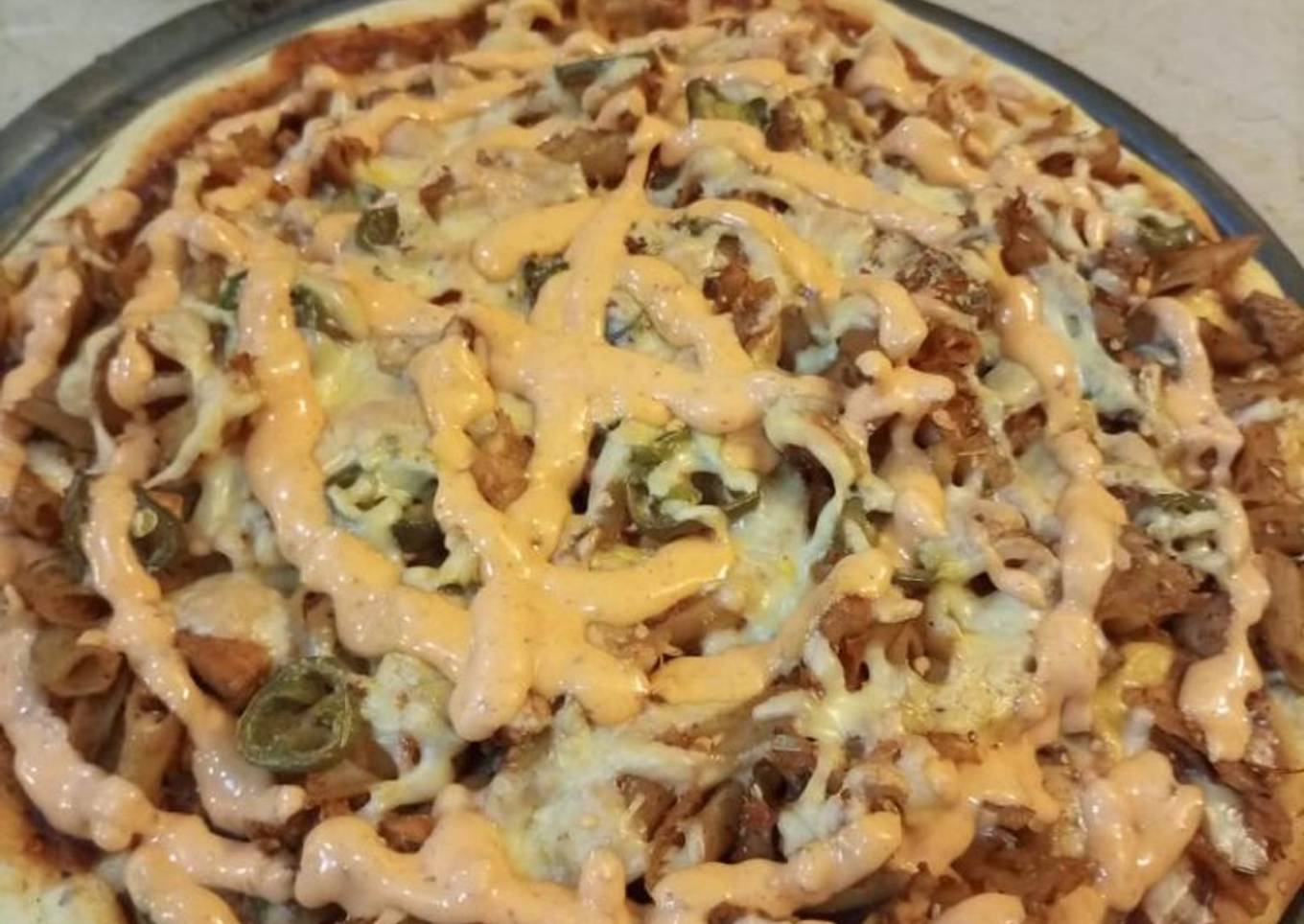 Red Sauce pasta pizza
