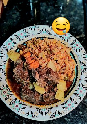 Foto de Costela com batatas e cenoura