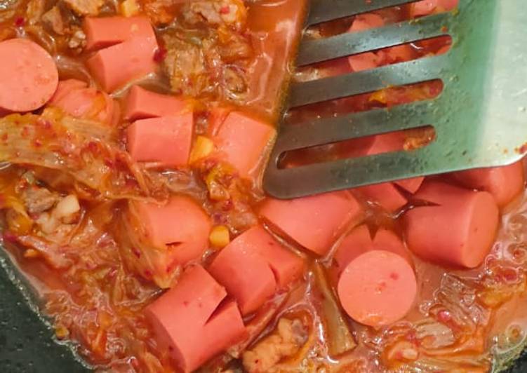 Soup 🐖 sosis kimci