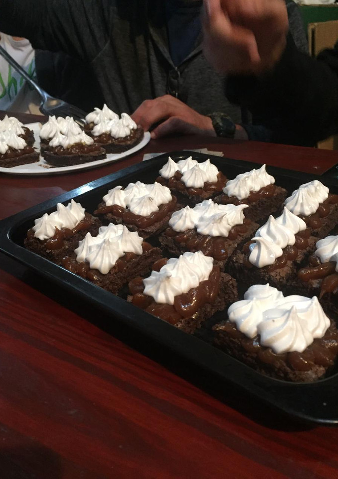 Una foto de Brownies de la realeza