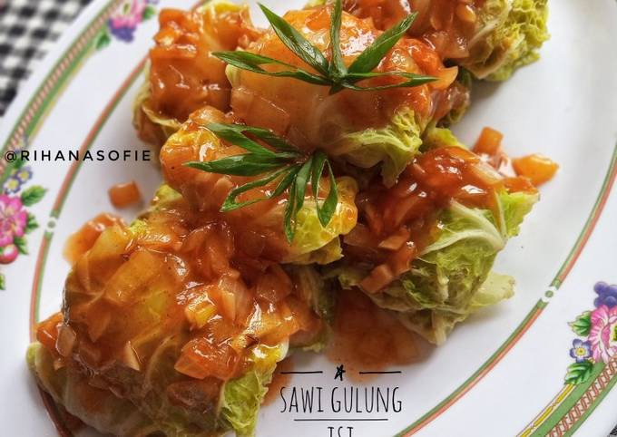 Resep Sawi Gulung Isi Oleh Sofie Hana Cookpad