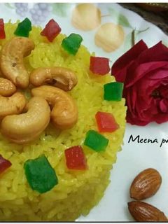 मीठा ज़र्दा (Meetha Jarda recipe in Hindi) रेसिपी मुख्य फोटो