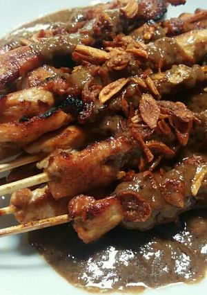 Foto resep Sate Ayam Bumbu Kacang