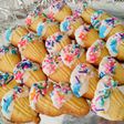 Galletas de mantequilla decoradas con motivo sirenas