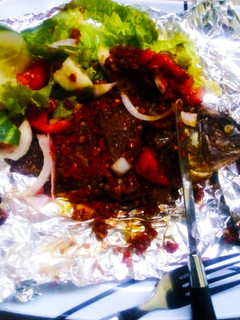 A picture of Grilled fish.