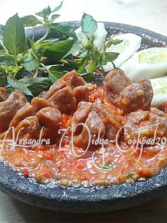 Foto resep Bakso Goreng Penyet